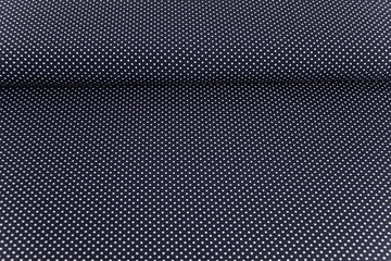 Jersey Pindots, mit Punkten, marine, weiß, 0,5 m